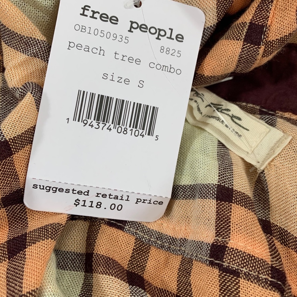 Free People Peach Tree Combo Top - Picture 10 of 10